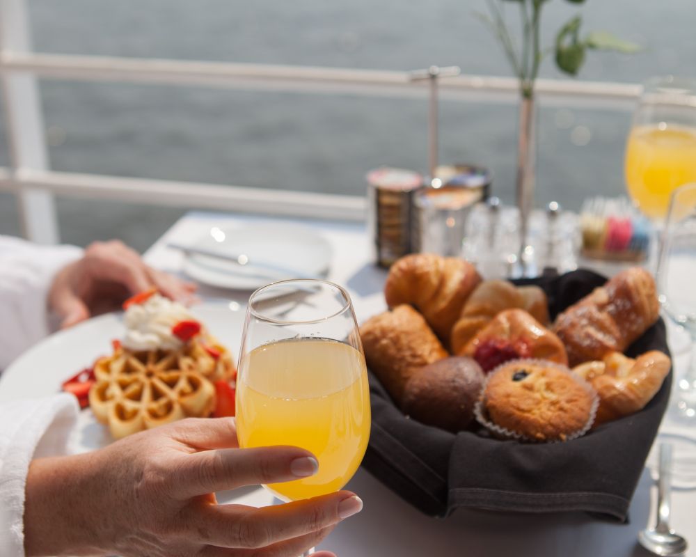 breakfast on the veranda